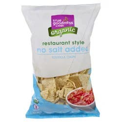 True Goodness Org Tort Chip Rest No Salt - 10.1 oz