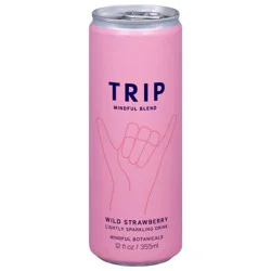 Trip Lightly Sparkling Mindful Blend Wild Strawberry Drink 12 fl oz