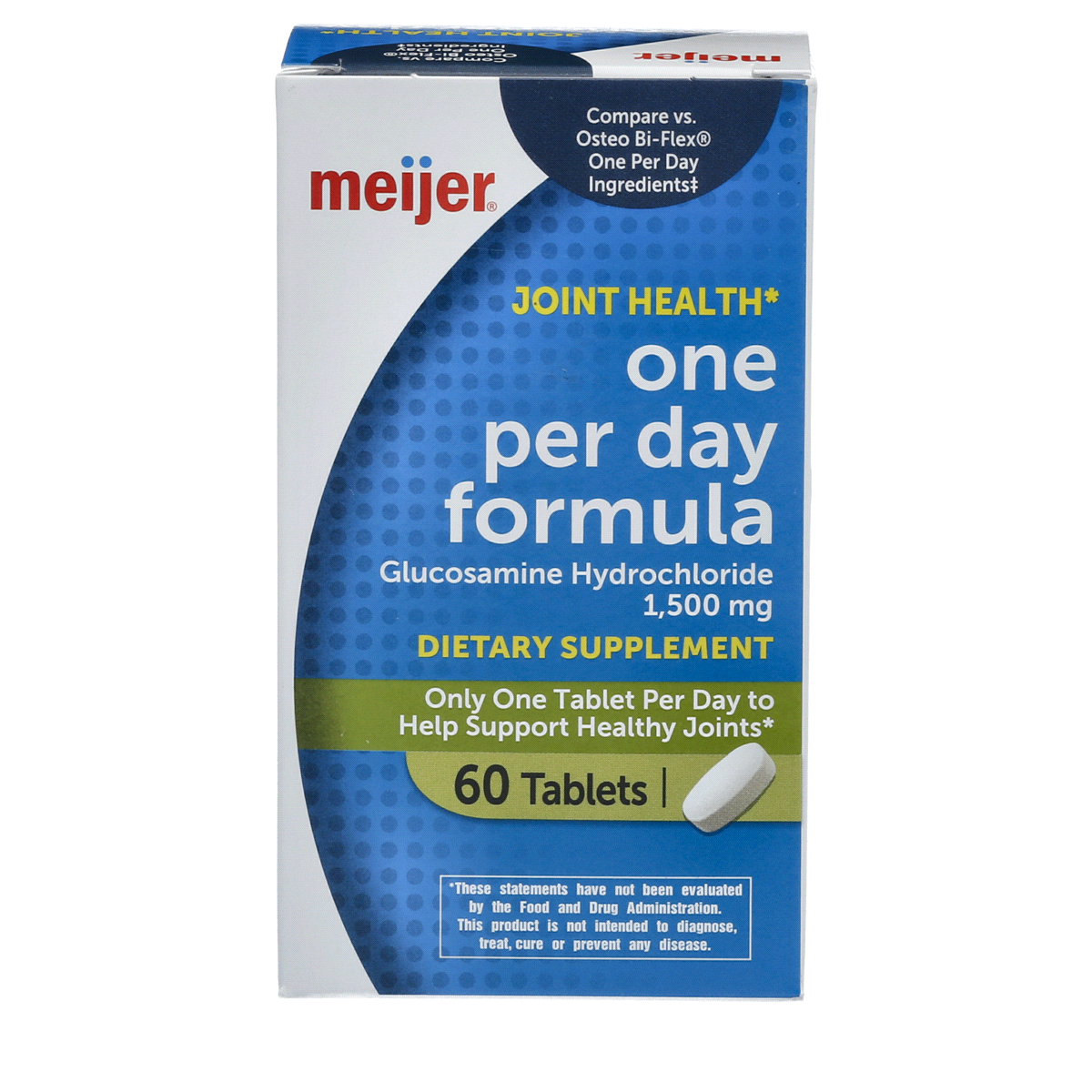 slide 1 of 9, Meijer One Per Day Joint Health Dietary Supplement Tablet, 60 ct