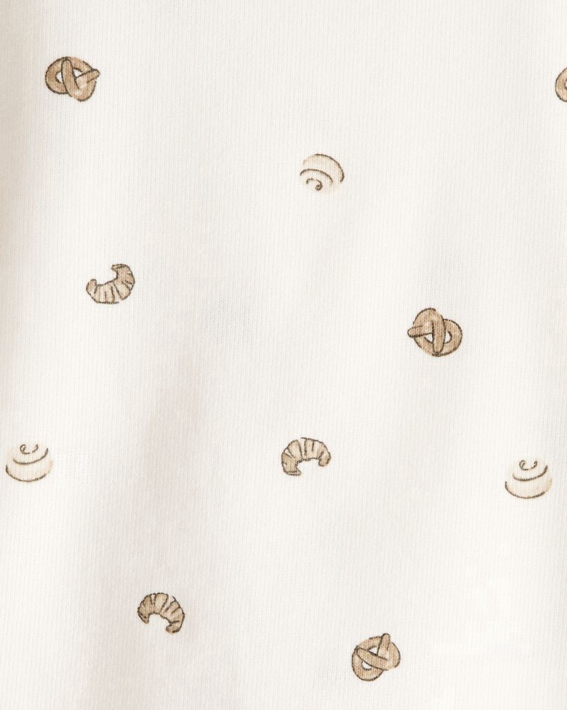 slide 2 of 2, Carter's Baby Boy Pastry Print Long-Sleeve Tee - Cream Cream 18M, 1 ct