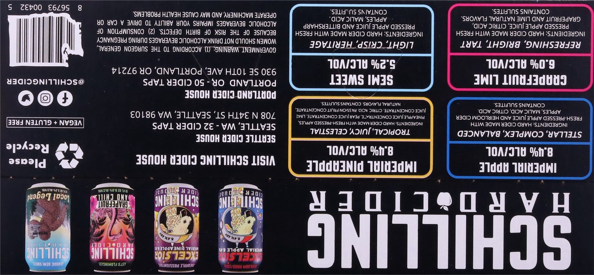 slide 6 of 9, Schilling Cider Hard Cider Variety Pack 12Pk, 12 ct; 12 oz