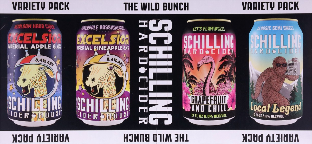 slide 9 of 9, Schilling Cider Hard Cider Variety Pack 12Pk, 12 ct; 12 oz