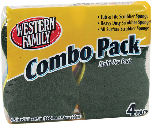 slide 1 of 1, Western Family Combo Pack Multi Use, 4 ct