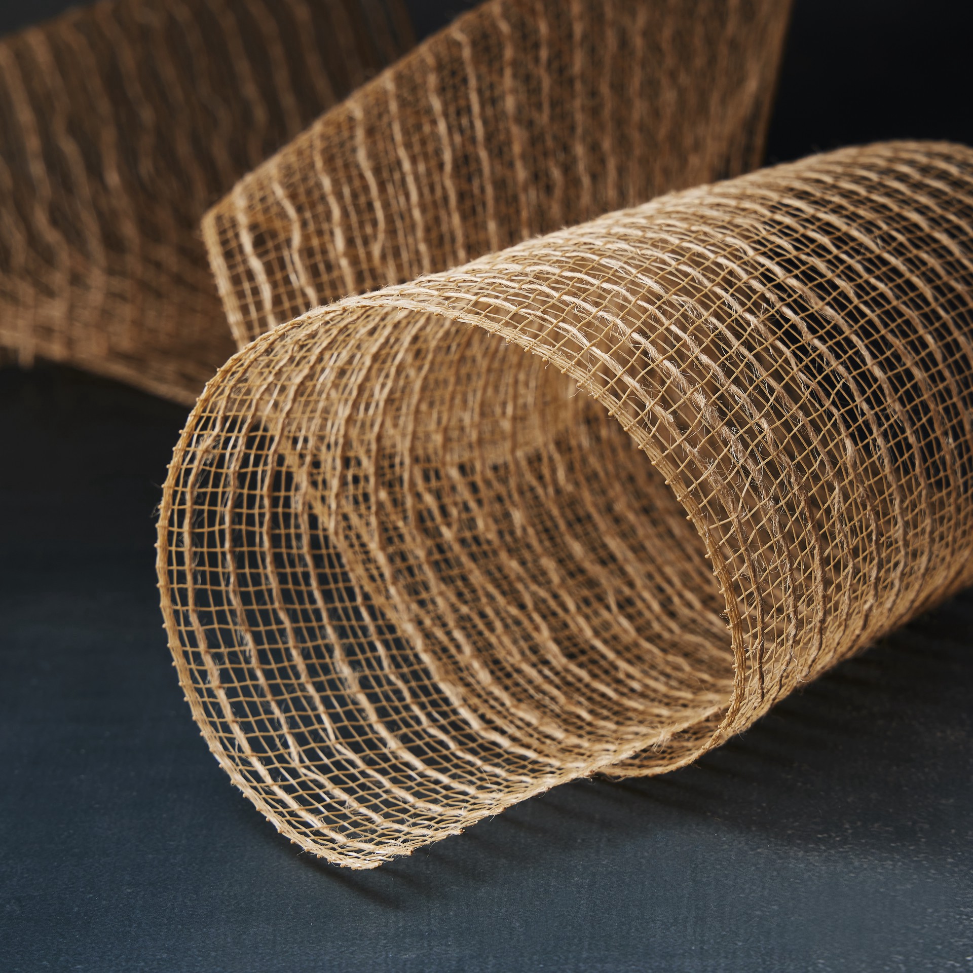 slide 2 of 2, 5.5" X 24ft. Jute Mesh Ribbon By Celebrate It, 5.5 in x 24 ft