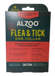 Alzoo All Natural Dog Flea and Tick Collar