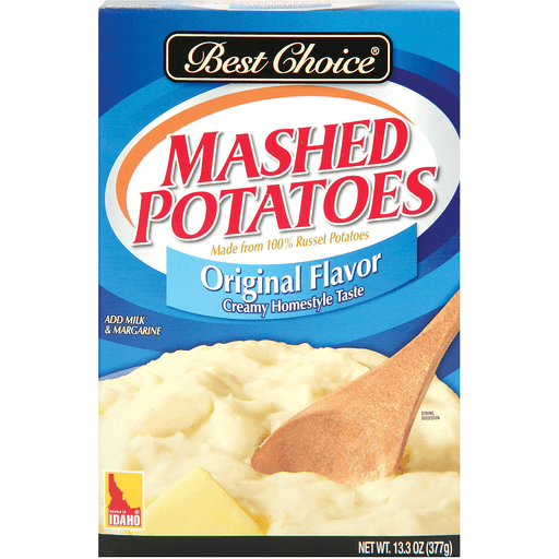 slide 1 of 1, Best Choice Idaho Instant Mashed Potatoes, 13.3 oz