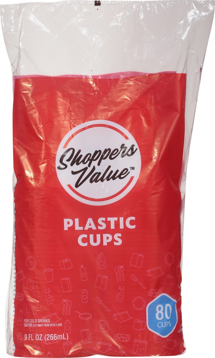 slide 1 of 9, Shoppers Value Translucent Cups 9 Oz, 80 ct