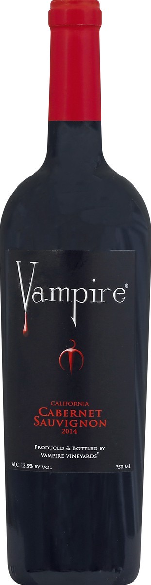 slide 2 of 2, Vampires Cabernet Sauvignon 750 ml, 750 ml