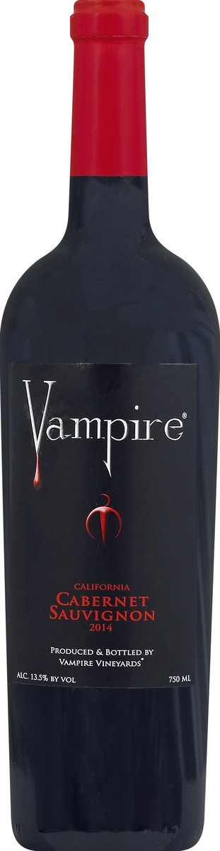 slide 1 of 2, Vampires Cabernet Sauvignon 750 ml, 750 ml