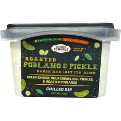 Culinary Cowgirls Roasted Poblano & Pickle Chilled Dip