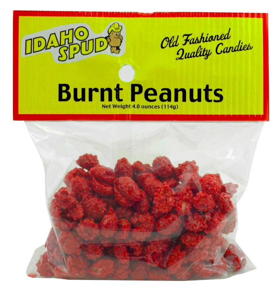slide 1 of 2, Idaho Spud Burnt Peanuts, 4 oz