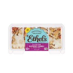 Ethel's Baking Co. Raspberry Crumble Dessert Bars 4 ct Tray