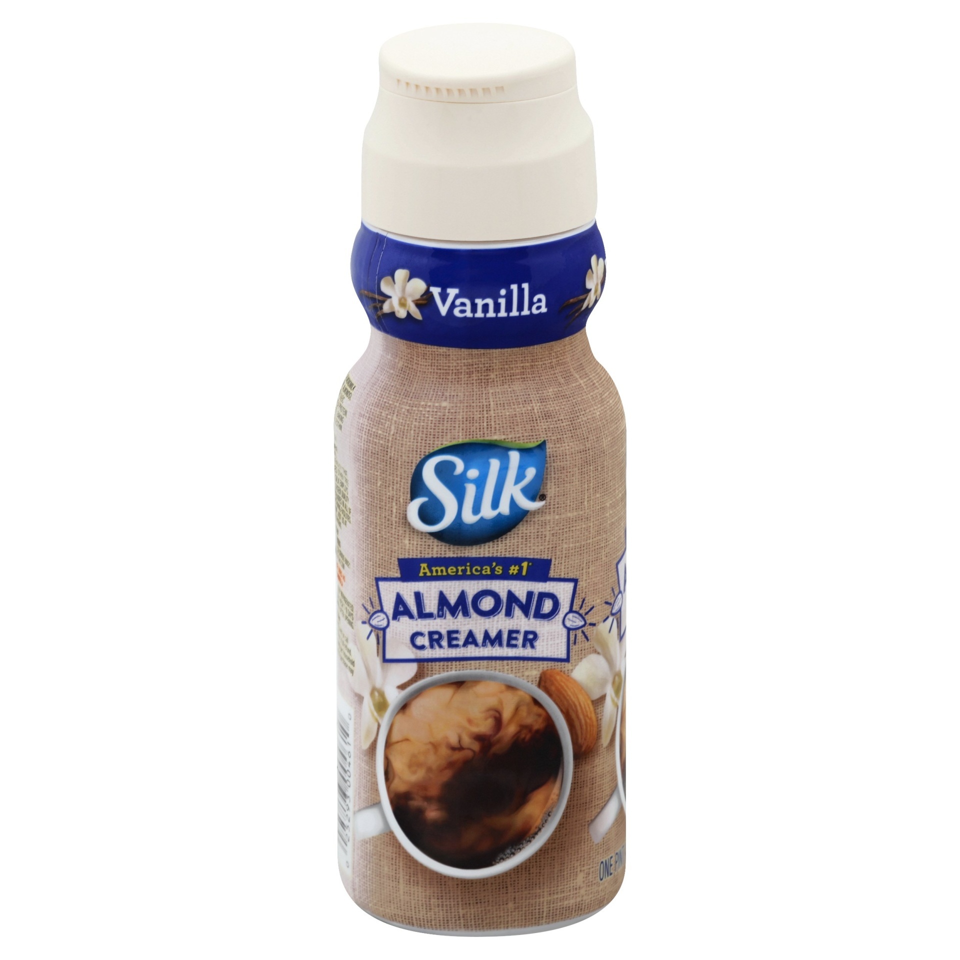 slide 1 of 1, Silk Vanilla Almond Creamer, 16 fl oz