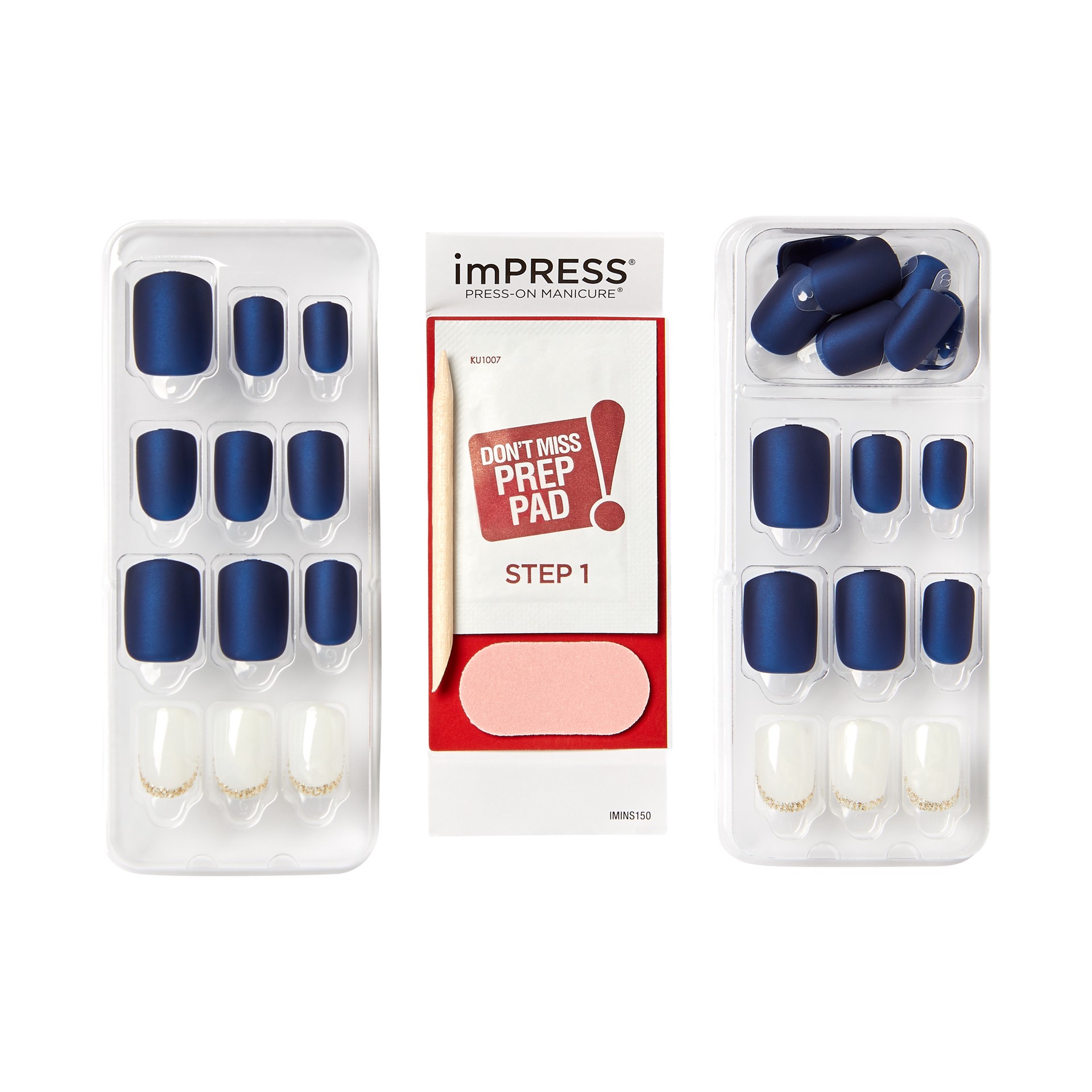 slide 2 of 5, imPRESS Press on Manicure Chasing Stars Nails Short Length 1 kit, 1 ct