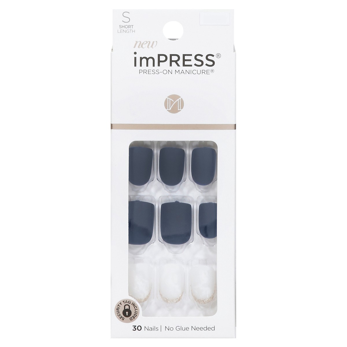 slide 1 of 5, imPRESS Press on Manicure Chasing Stars Nails Short Length 1 kit, 1 ct