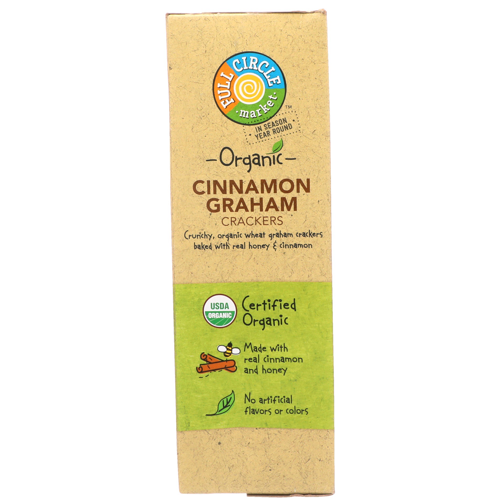 slide 2 of 6, Full Circle Market Organic Cinnamon Graham Crackers, 14.4 oz