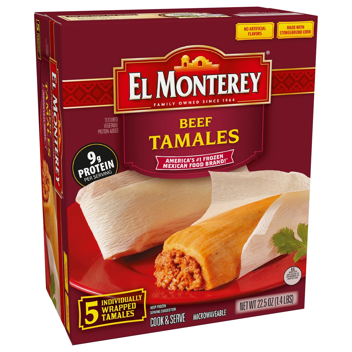 slide 6 of 9, El Monterey Tamales, 5 ct