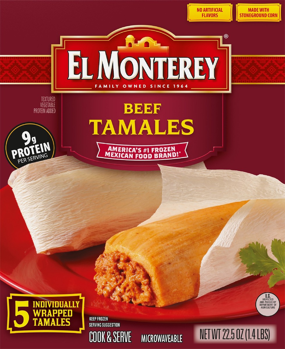 slide 4 of 9, El Monterey Tamales, 5 ct