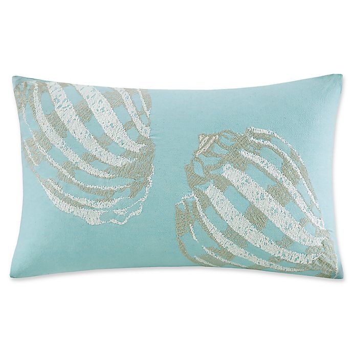 slide 1 of 1, Harbor House Canon Beach Embroidered Shells Throw Pillow, 1 ct