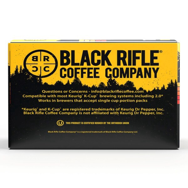slide 4 of 5, Black Rifle Ground Dark Tactisquatch Coffee 12 - 0.39 oz K-Cup Pods, 12 ct