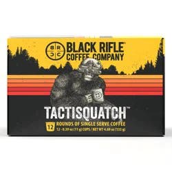 Black Rifle Ground Dark Tactisquatch Coffee 12 - 0.39 oz K-Cup Pods
