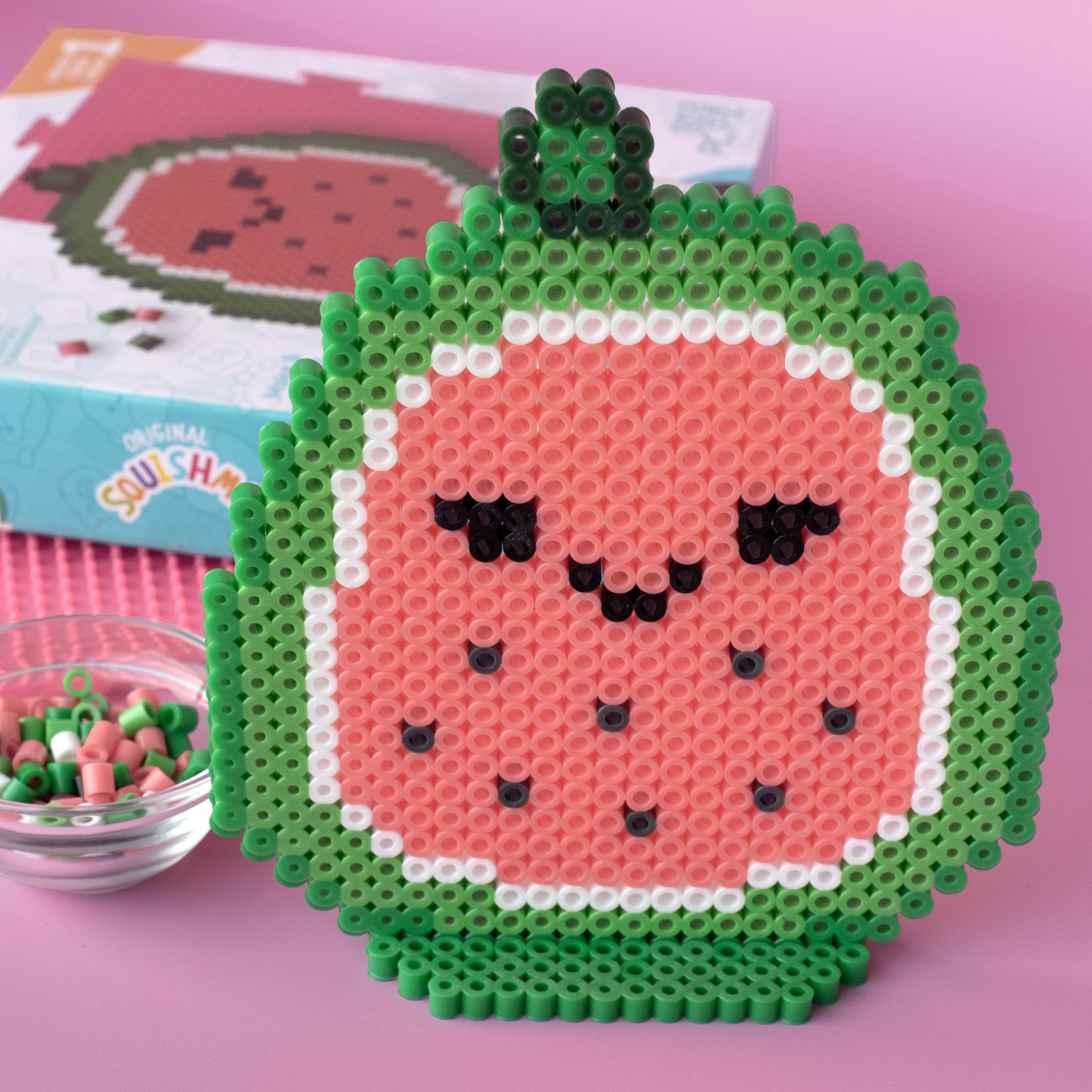 slide 7 of 7, Perler Squishmallows Wanda Fused Bead Kit, 1 ct