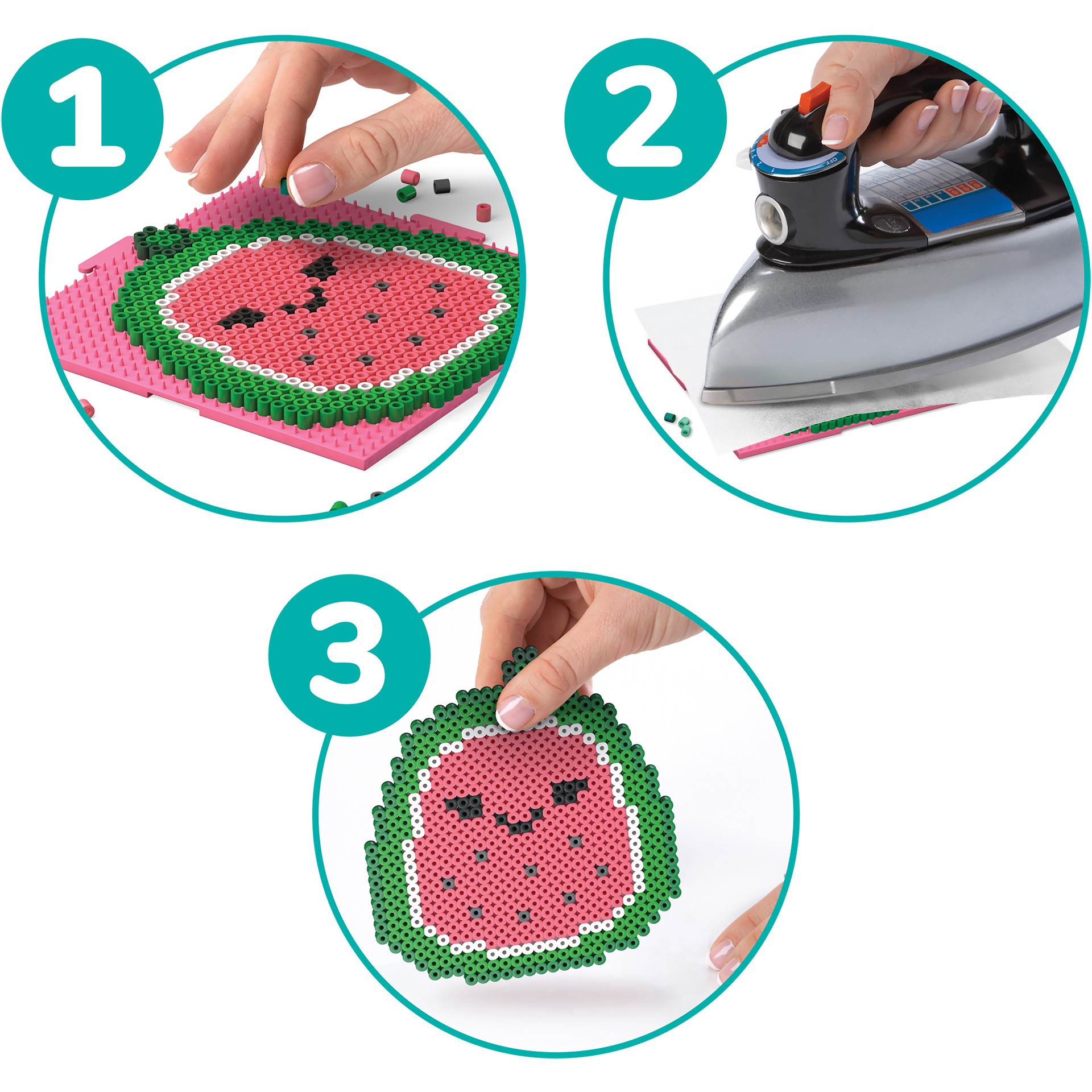 slide 5 of 7, Perler Squishmallows Wanda Fused Bead Kit, 1 ct