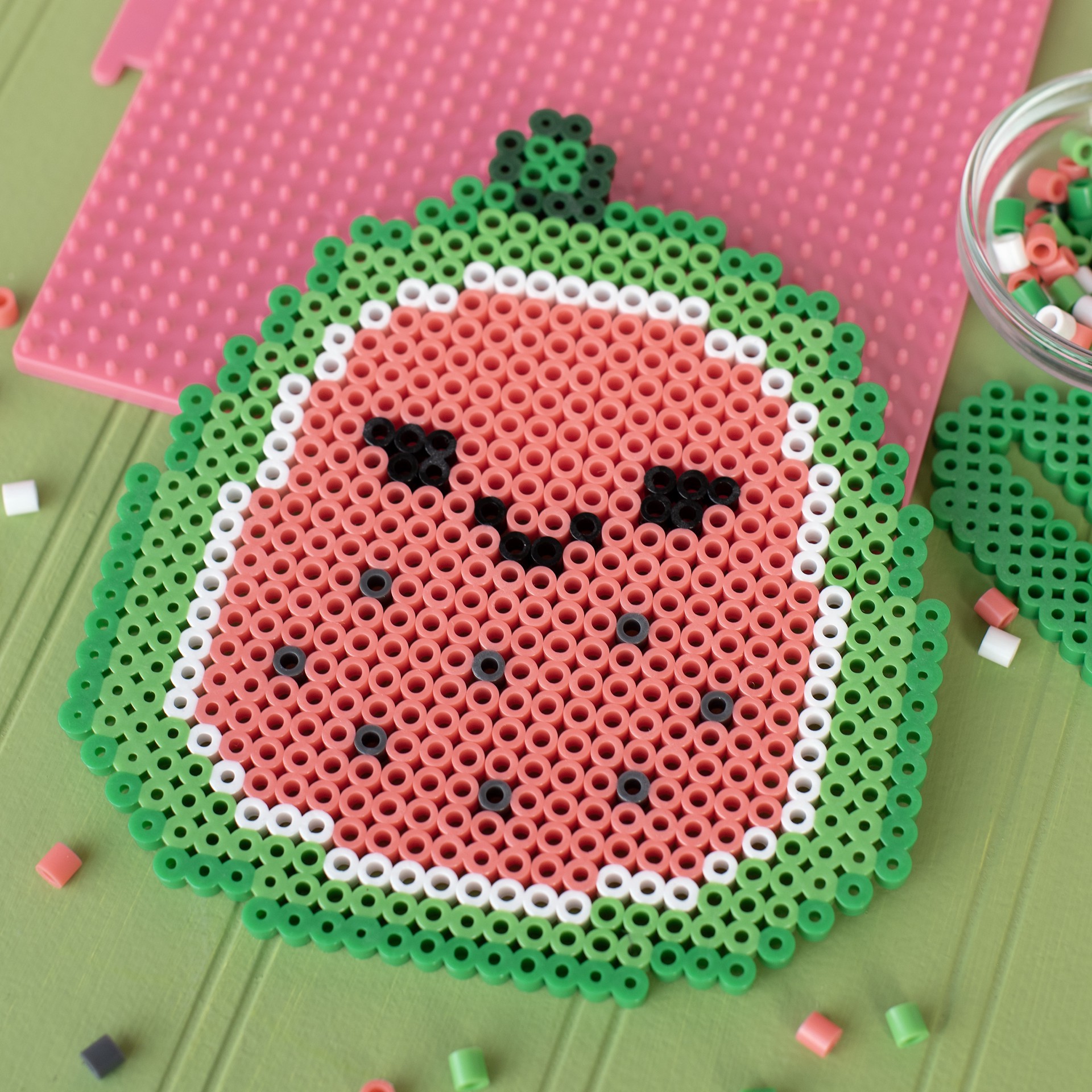 slide 4 of 7, Perler Squishmallows Wanda Fused Bead Kit, 1 ct