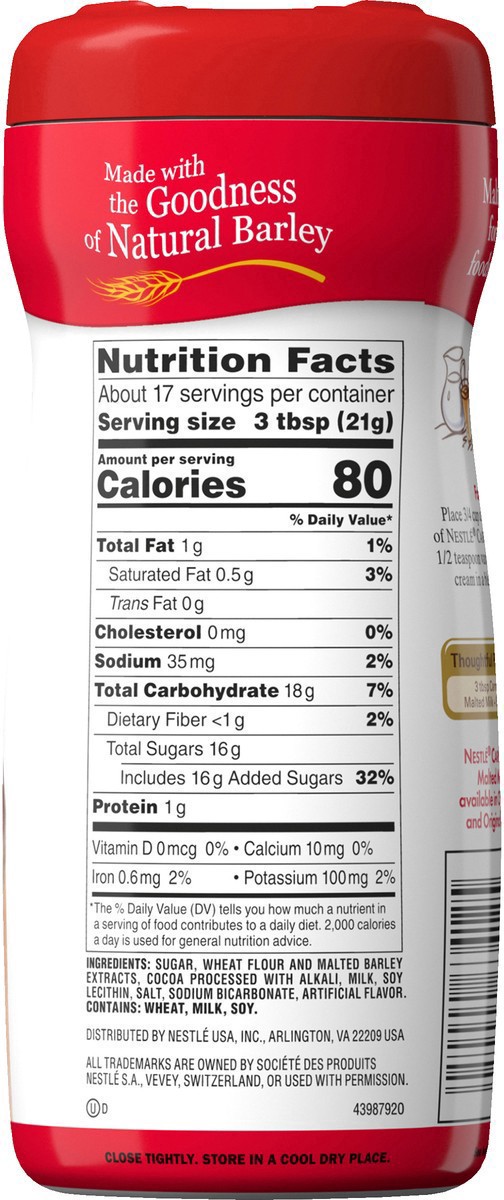 slide 10 of 12, Nestlé Carnation Chocolate Malted Milk Mix 13 oz. Canister, 13 oz