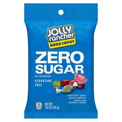 JOLLY RANCHER Zero Sugar Assorted Fruit Flavored Hard Candy Bag, 3.6 oz