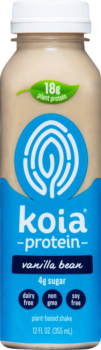 slide 3 of 11, Koia Plant-Based Vanilla Bean Protein Shake 12 oz, 12 oz