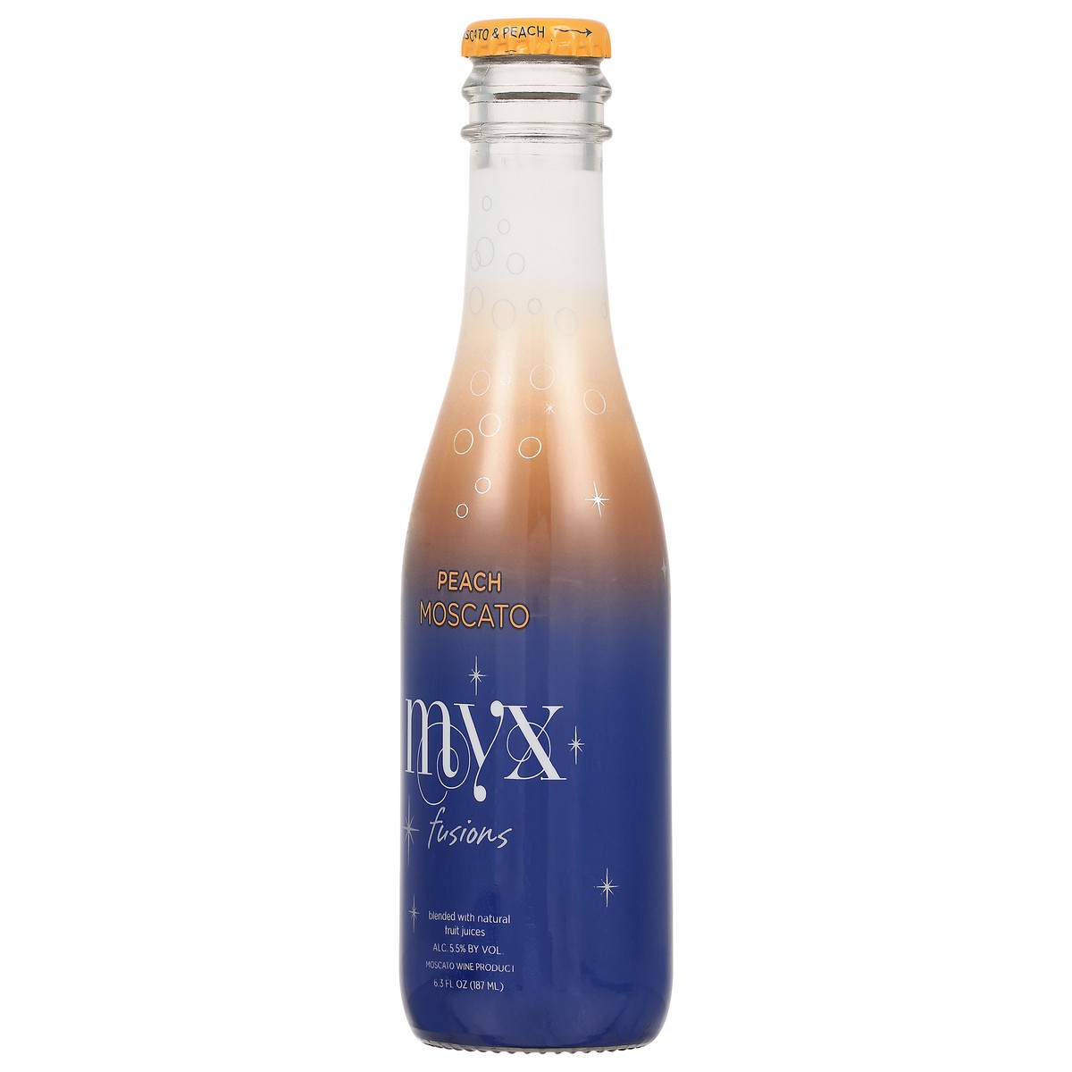 slide 7 of 9, MYX Fusions Fusions Peach Moscato 6.3 fl oz, 6.30 fl oz