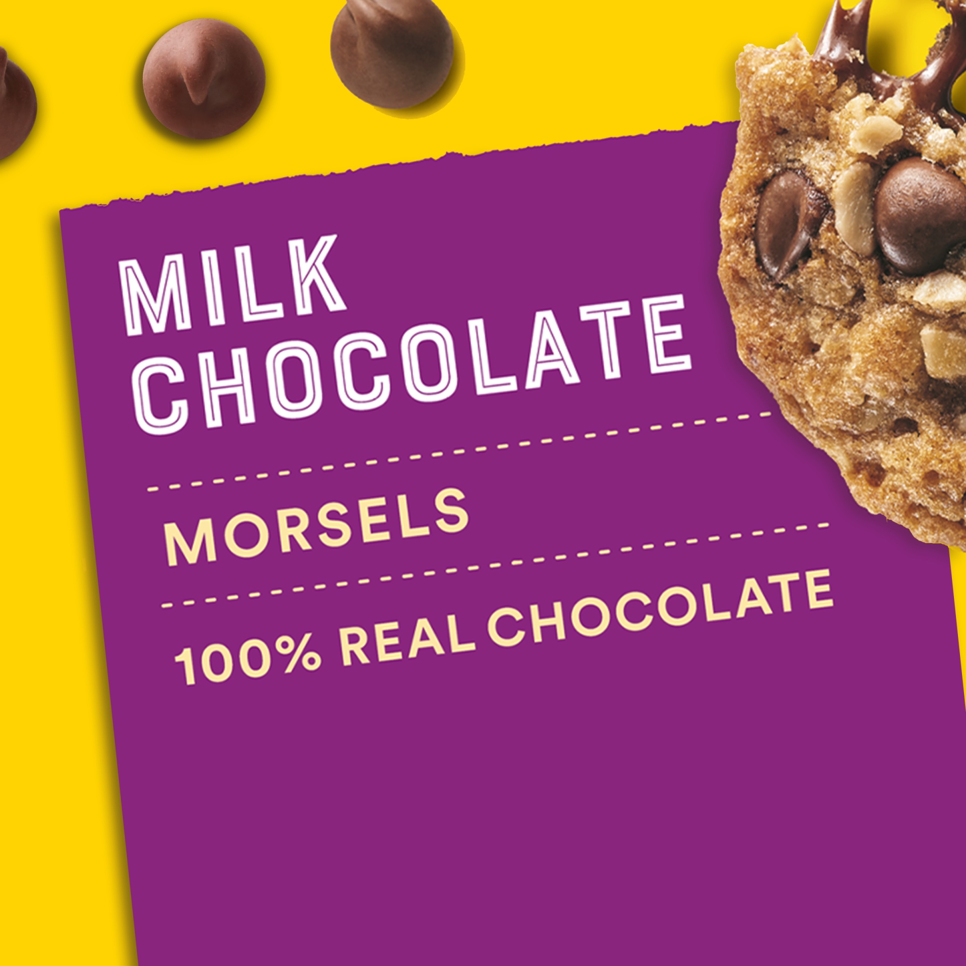 slide 6 of 9, Toll House Real Milk Chocolate Chip Morsels, 12 oz