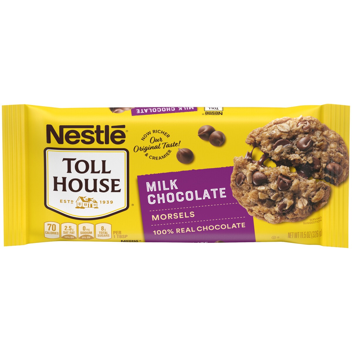 slide 1 of 9, Toll House Milk Chocolate Chips, 11.5 Oz, 12 oz