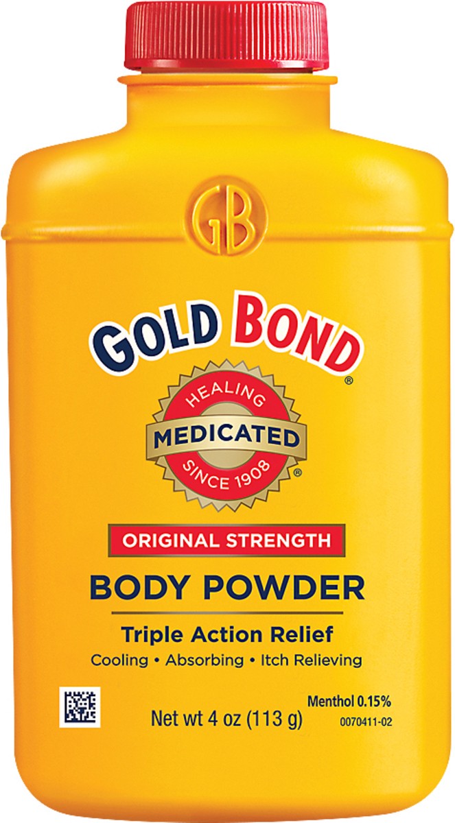 slide 1 of 3, Gold Bond Medicated Original Strength Body Powder, 4 oz