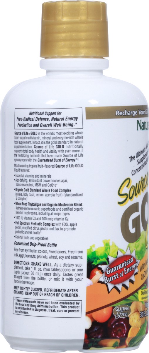 slide 2 of 12, Nature's Plus Source of Life Gold Liquid Delicious Tropical Fruit Multivitamin 30 fl oz, 30 fl oz