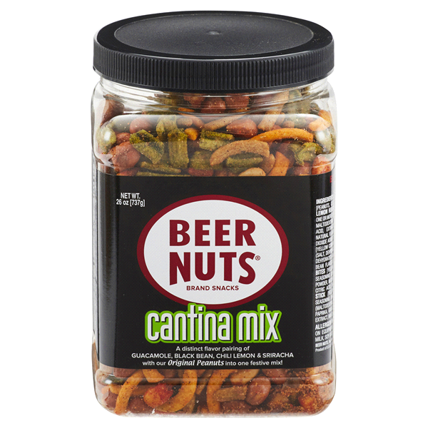 slide 1 of 1, BEER NUTS CANTINA bar mix, 26 oz