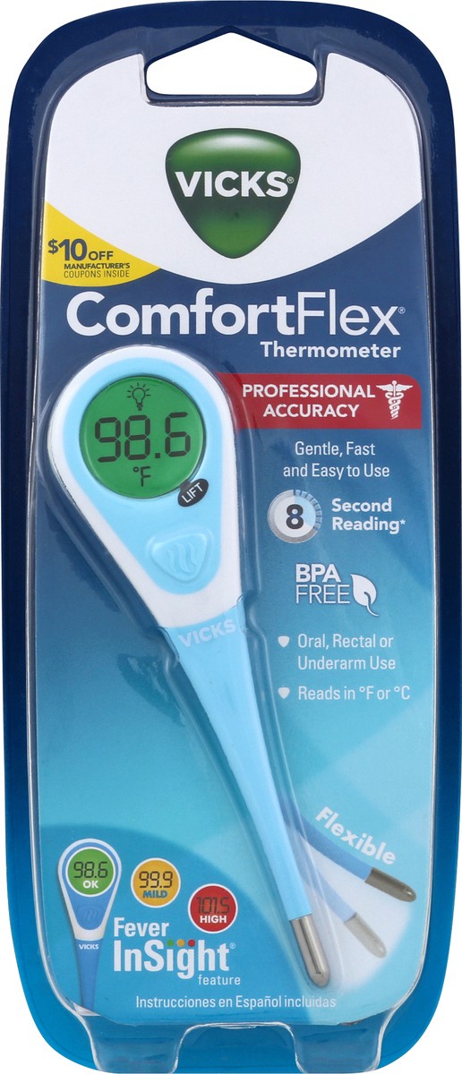 slide 4 of 4, Vicks Comfort Flex Thermometer, 1 ct