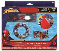 Marvel Spiderman Inflatable Swim Set 5 Pack