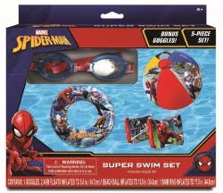Marvel Spiderman Inflatable Swim Set 5 Pack