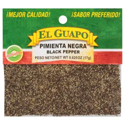 El Guapo Ground Black Pepper, 0.62 oz