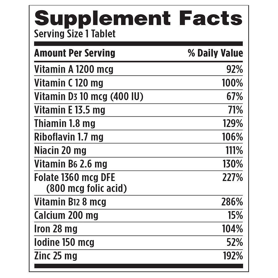 slide 2 of 5, Walgreens Prenatal Multivitamin, 240 ct