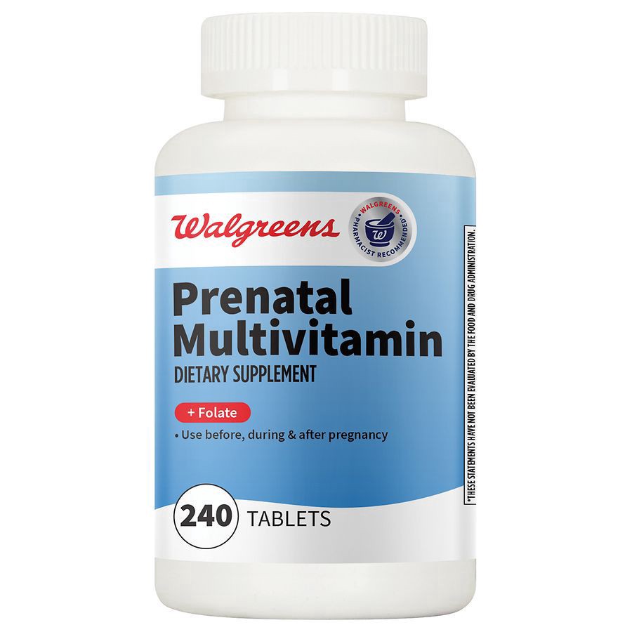 slide 1 of 5, Walgreens Prenatal Multivitamin, 240 ct