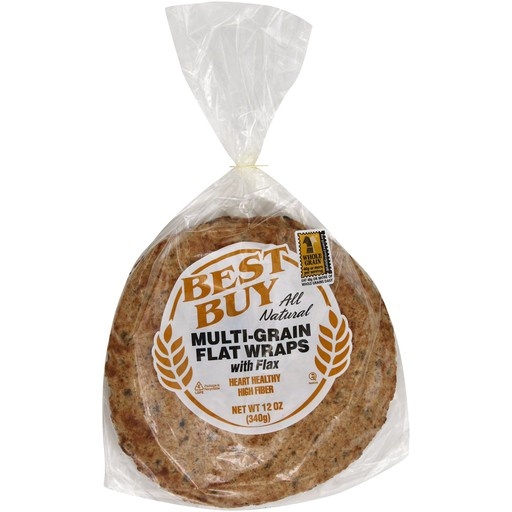 slide 1 of 1, Best Buy Flat Wraps 12 oz, 12 oz