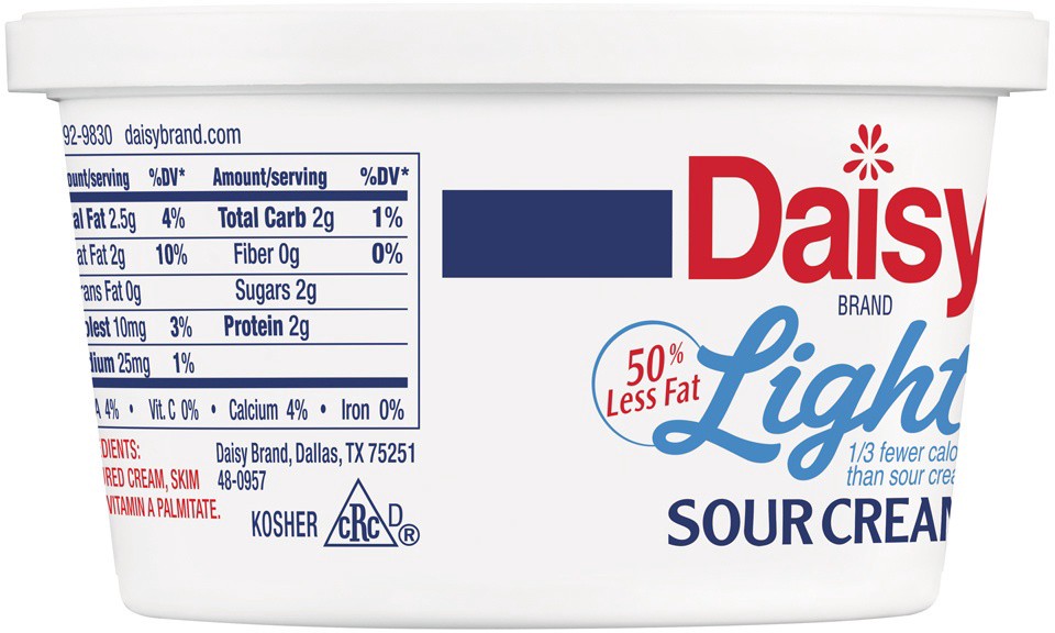 slide 2 of 8, Daisy Sour Cream Light, 8 oz