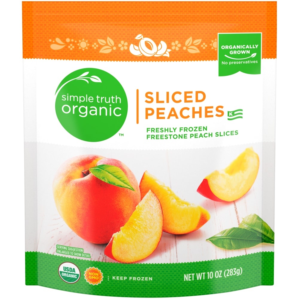Simple Truth Organic Frozen Sliced Peaches 10 oz Shipt