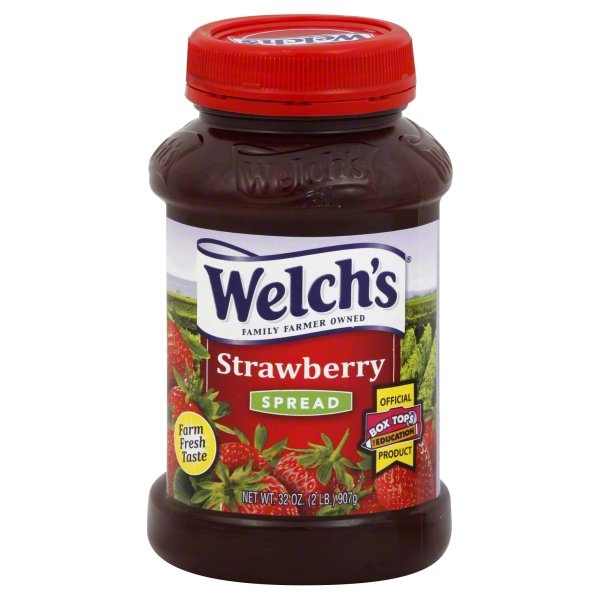 slide 1 of 1, Welch's Spread, Strawberry, 32 oz