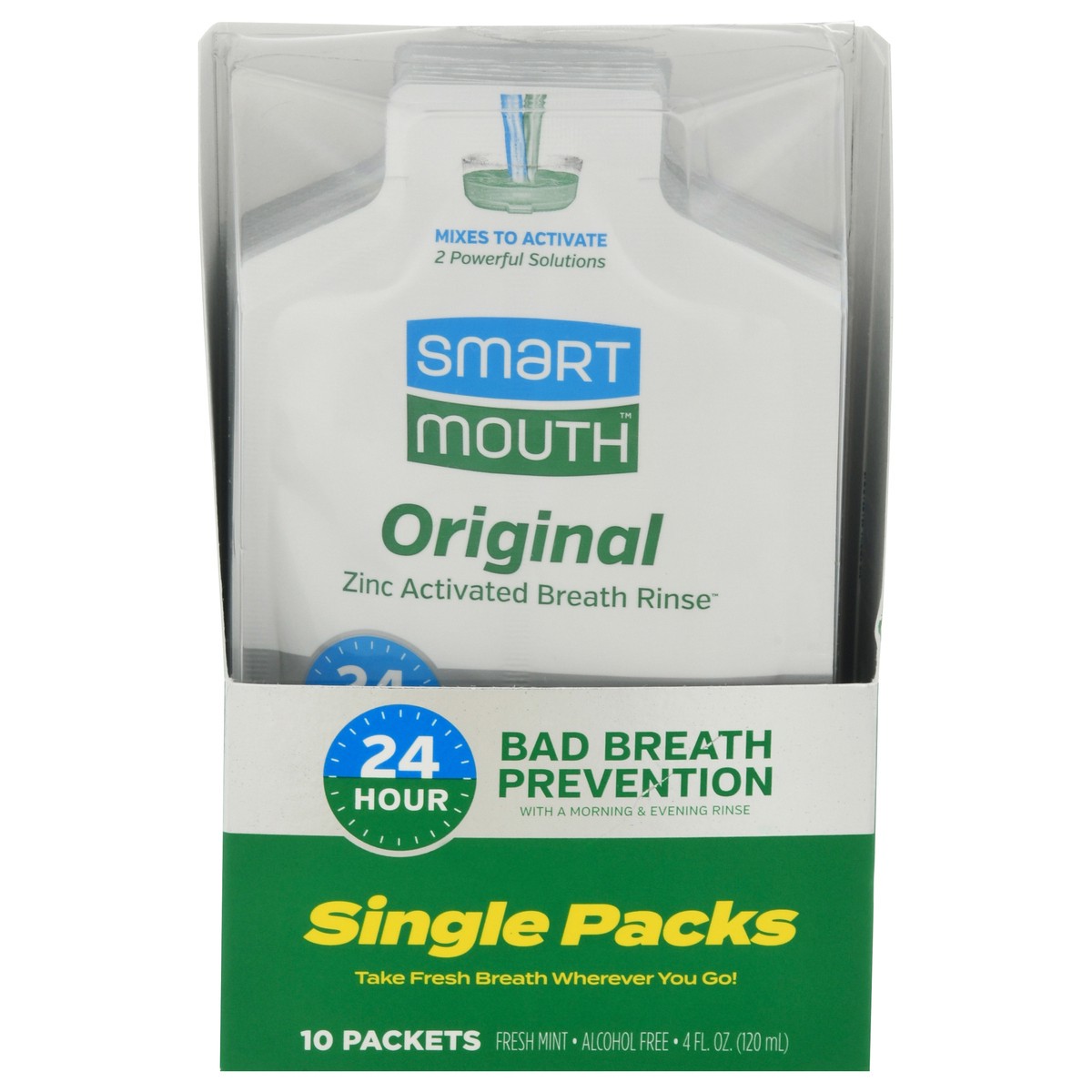 slide 1 of 1, Smart Mouth Oral Rinse, 4 fl oz