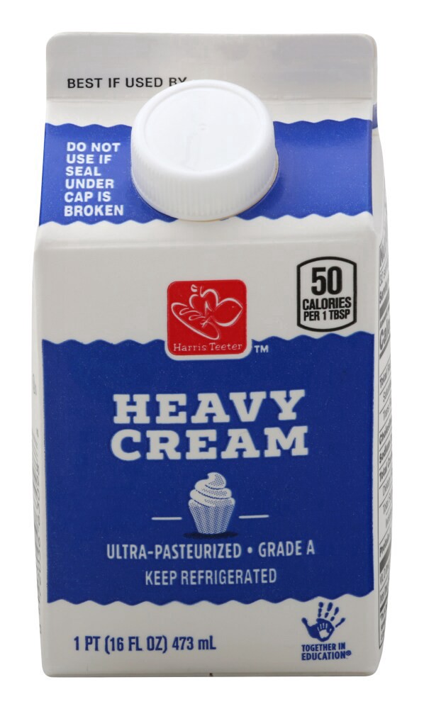 slide 1 of 5, Harris Teeter Heavy Cream, 16 fl oz