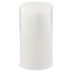 Unscented Flat Top Pillar Candle - 4 in x 7.5 in, 1 ct